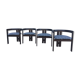 Tobia Scarpa 4 chairs/chairs model "Pigreco" 1956 for Gavina