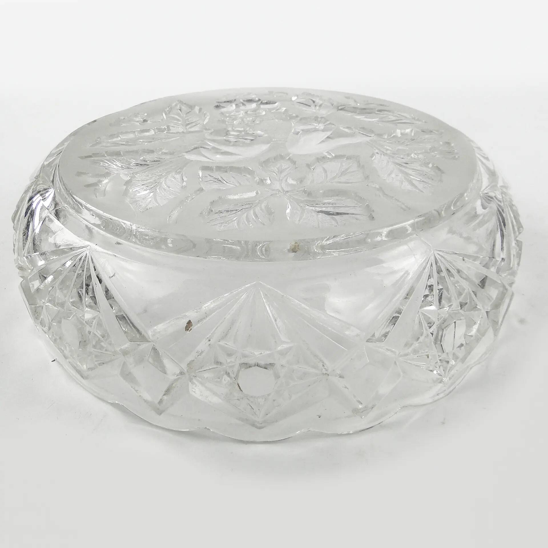 Bol à fruits, verre pressé, Ząbkowice, Pologne, années 1970