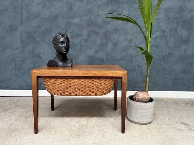 Side Table in Rosewood by Severin Hansen for Haslev Møbelfabrik, 1950s