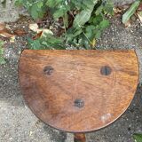 Wooden tripod stool