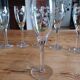 8 flutes à champagne en cristal perrier jouet