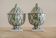 Covered vases or decorative urns, porcelain Central Europe 19th century