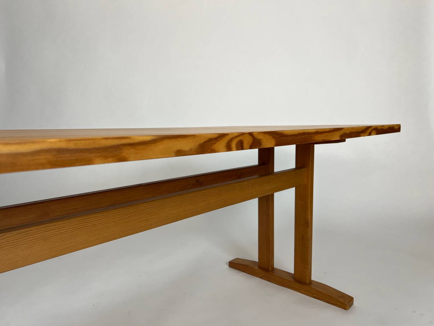 Vintage dining table pine AMA 70s shaker table