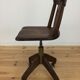 American office chair by Stoll Giroflex, wood