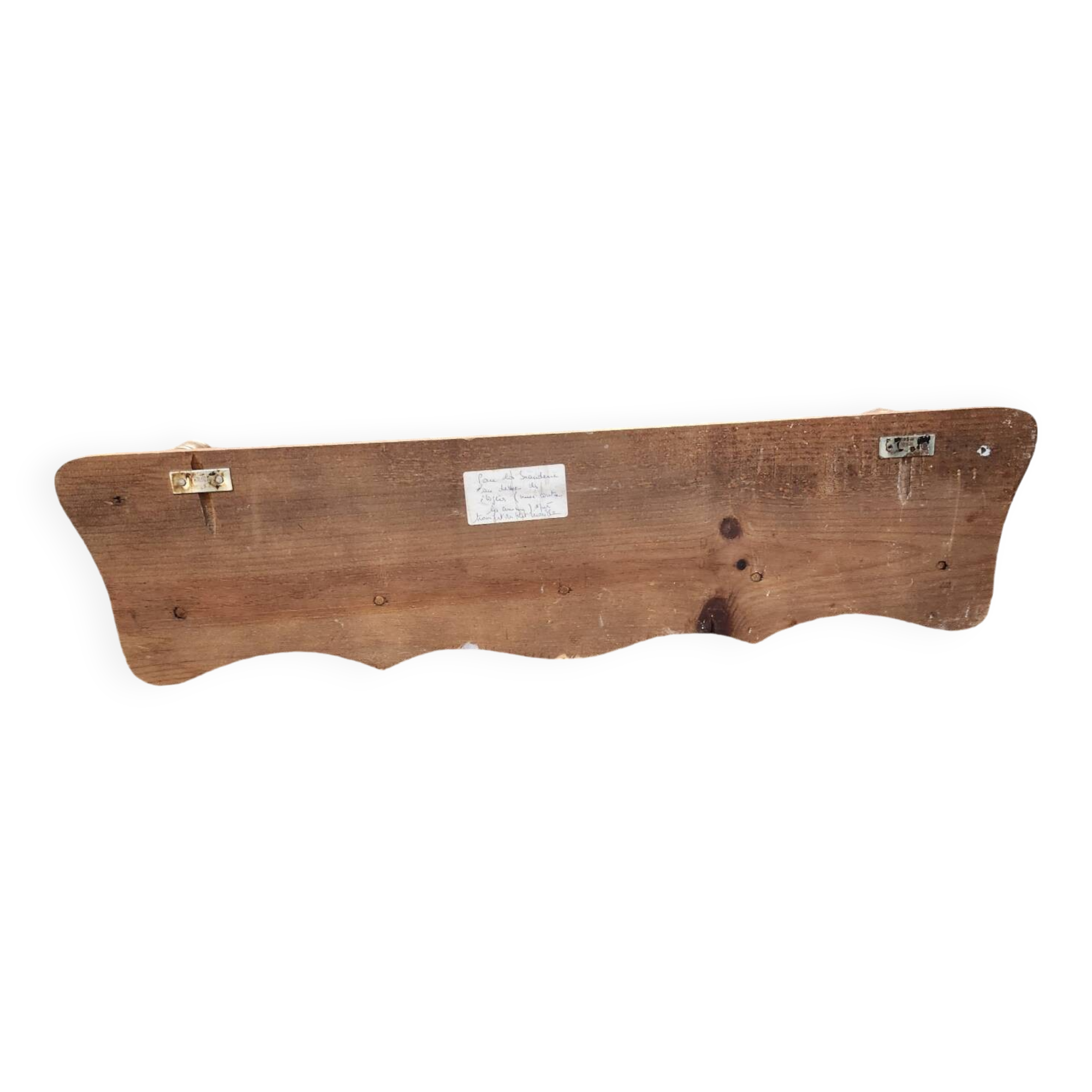 Antique wall coat rack