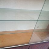 Empire style display cabinet in mahogany veneer