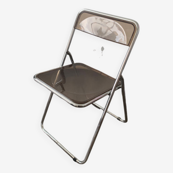 Transparent folding chair