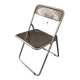 Transparent folding chair