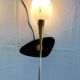 Maison Arlus Pair of brass and black wall sconces, France Mid-Century