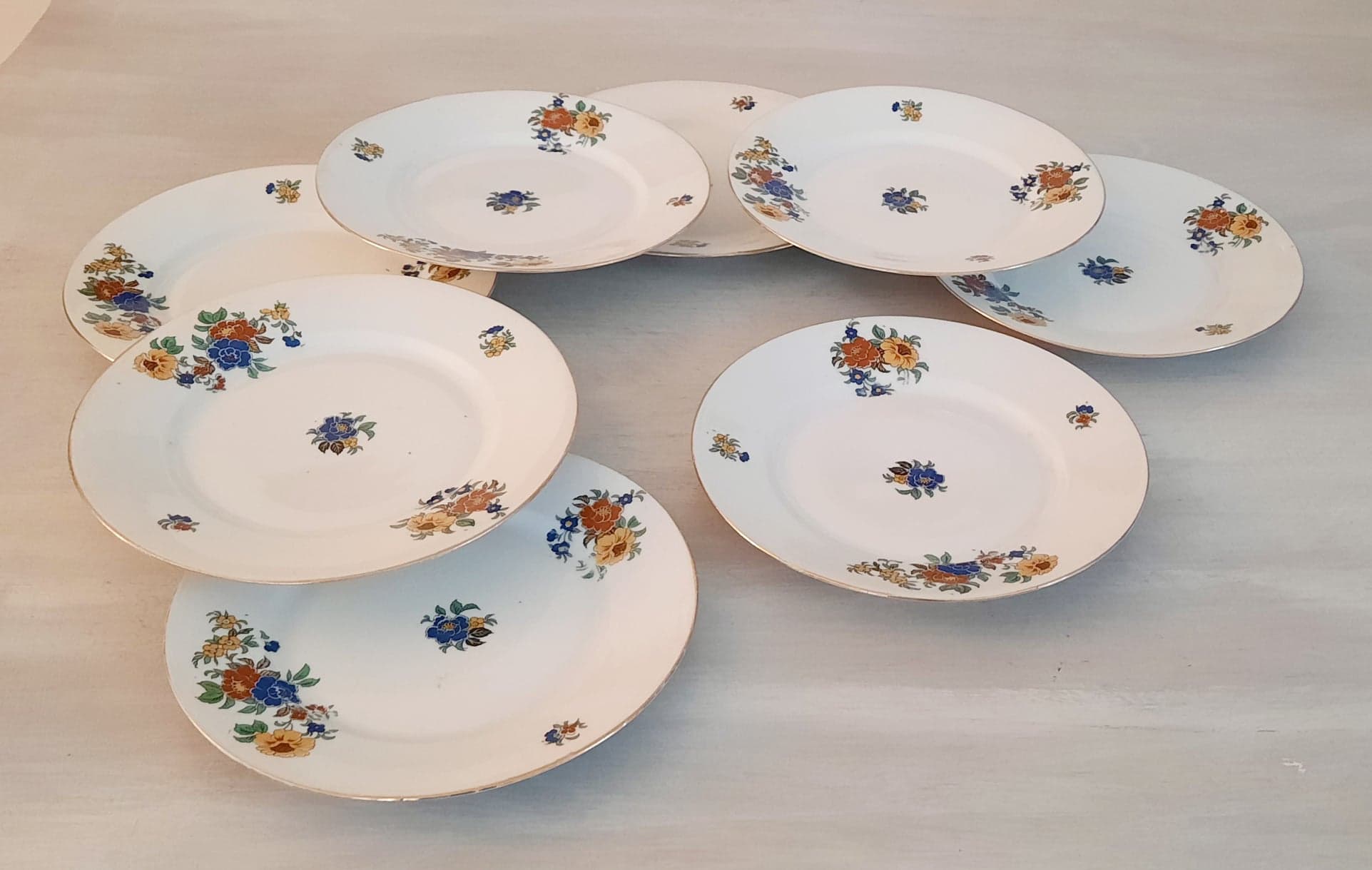 Plates dessert - porcelain - limoges