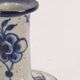 Vintage stoneware candle holder signed Jesper Packness, designer/ceramicist.