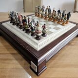 Franklin Mint Raj Collectible Chess Sets, 1970s.