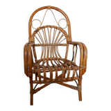 Fauteuil en rotin enfant
