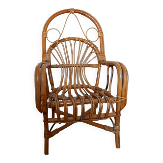 Children's rattan armchair