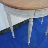 Half-moon console
