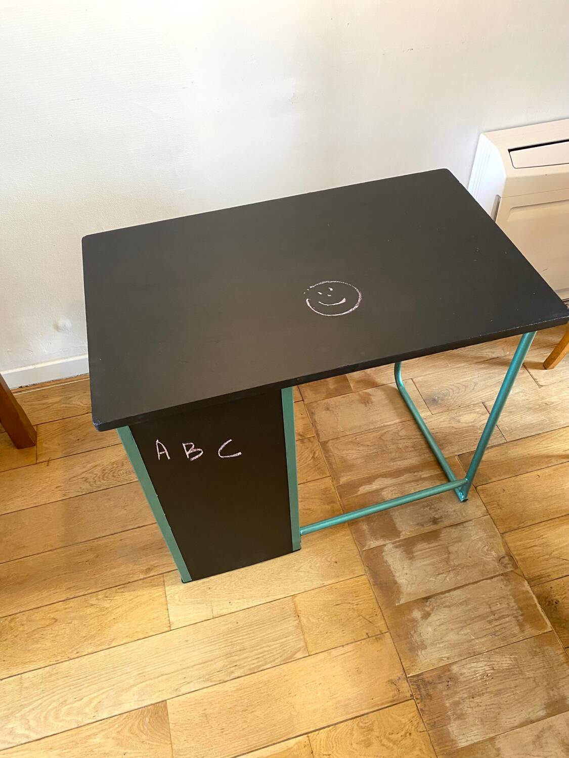 Small wooden children's desk from the 1950s