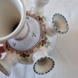 Beautiful Delft porcelain flower vase, hand painted or pitted