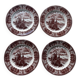 Antique Ironstone Plates Neuschwanstein Castle