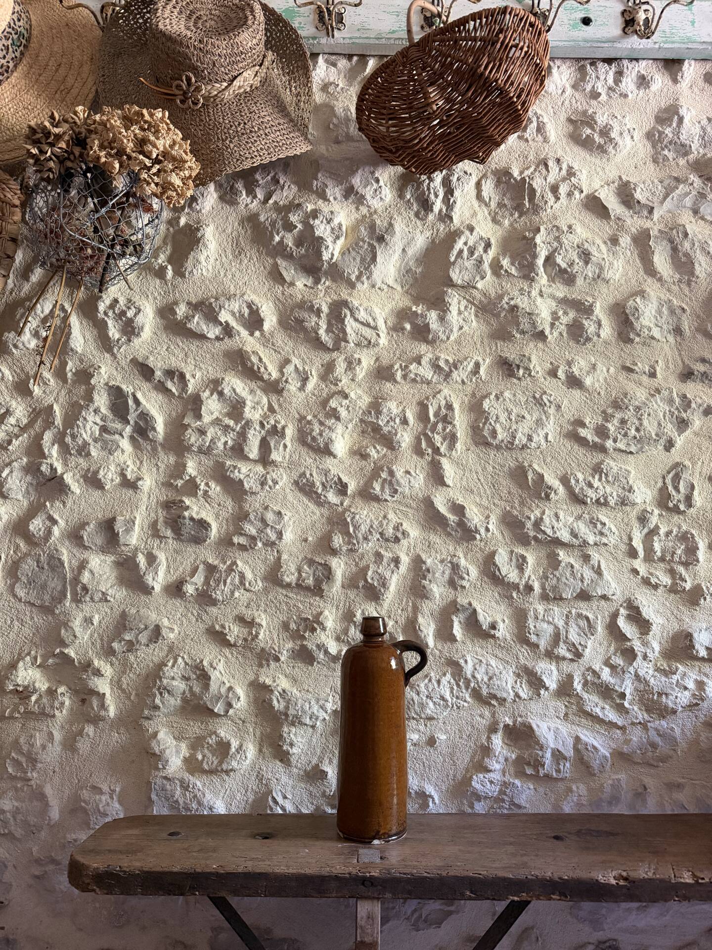 Old stoneware bottle