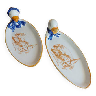 Set of 2 ceramic dishes Le Moulin de Coty