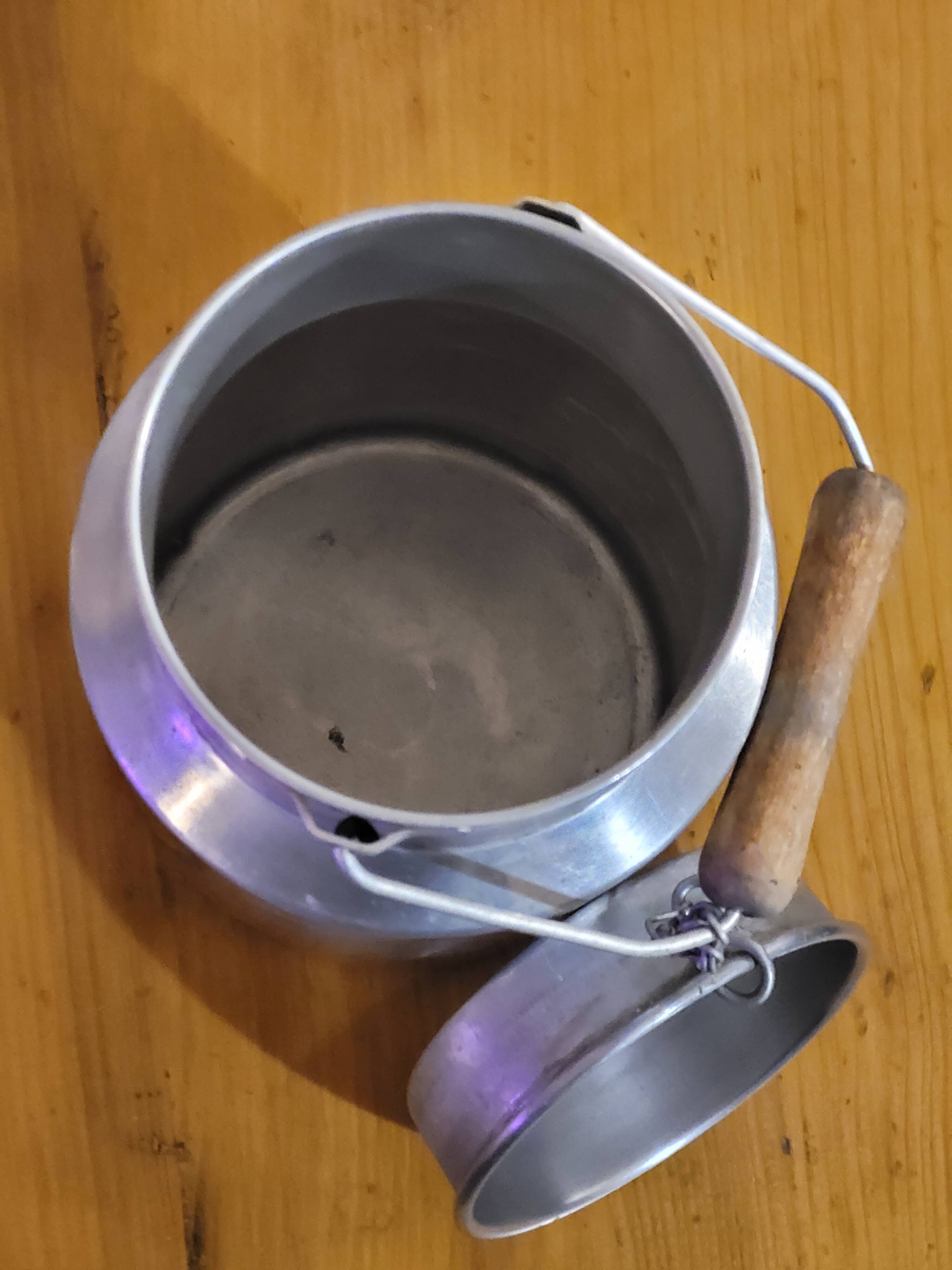 Tournus aluminum milk jug - vintage