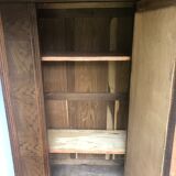 Antique wardrobe with mirror