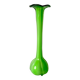 Vase soliflore vintage en verre soufflé vert - 43 cm