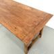 Farm table in solid cherry wood, one drawer, 1950s.