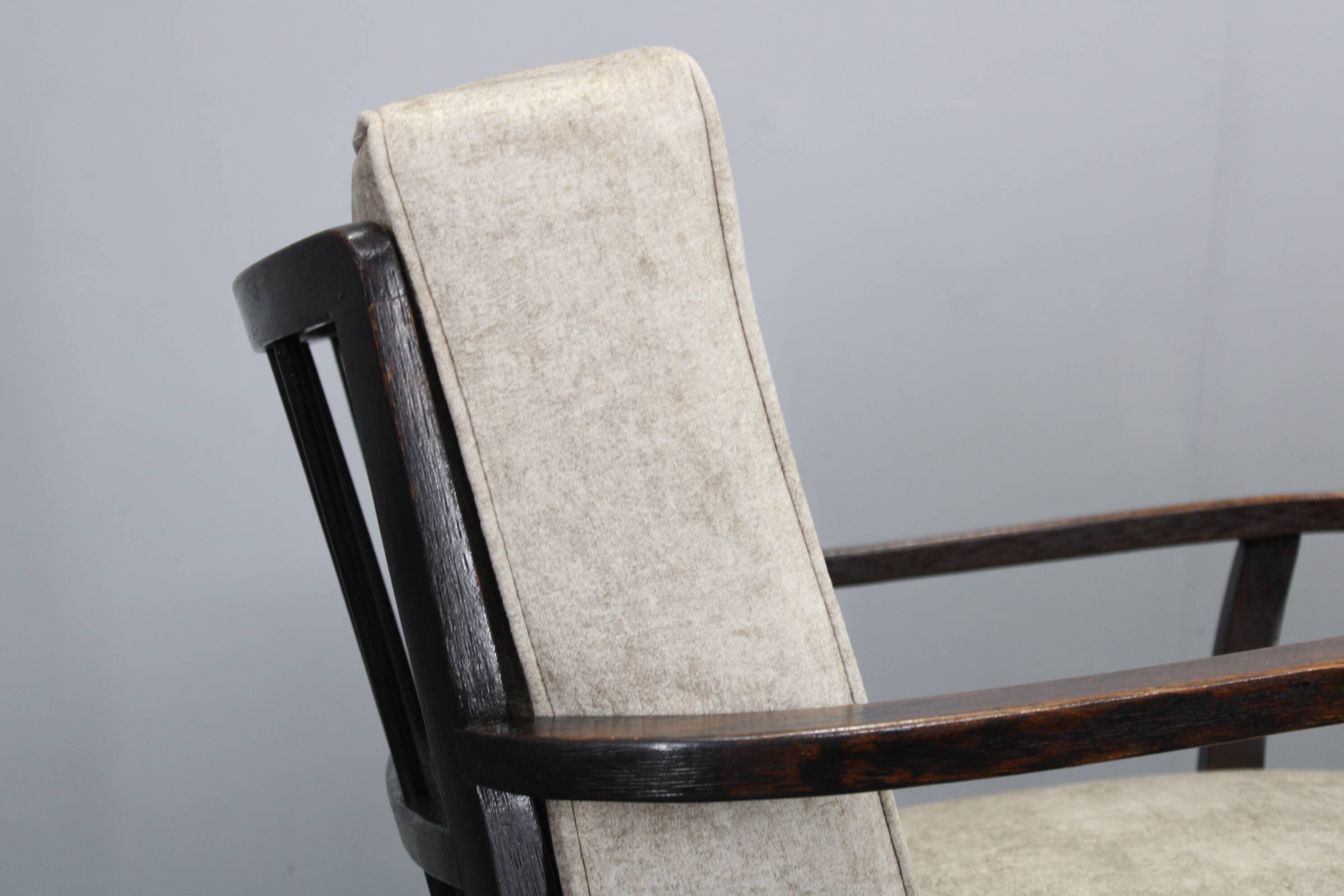 1940s Pair of Restored Thonet Armchairs , Czechoslovakia