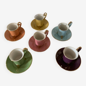 Watercolor Geneviève Lethu coffee service