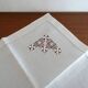 Nappe et 14 serviettes en lin ajouré broderies fines 335 x 170