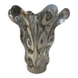 "Giraffe" vase in crystal – Vannes Crystal Works – 26.5 cm