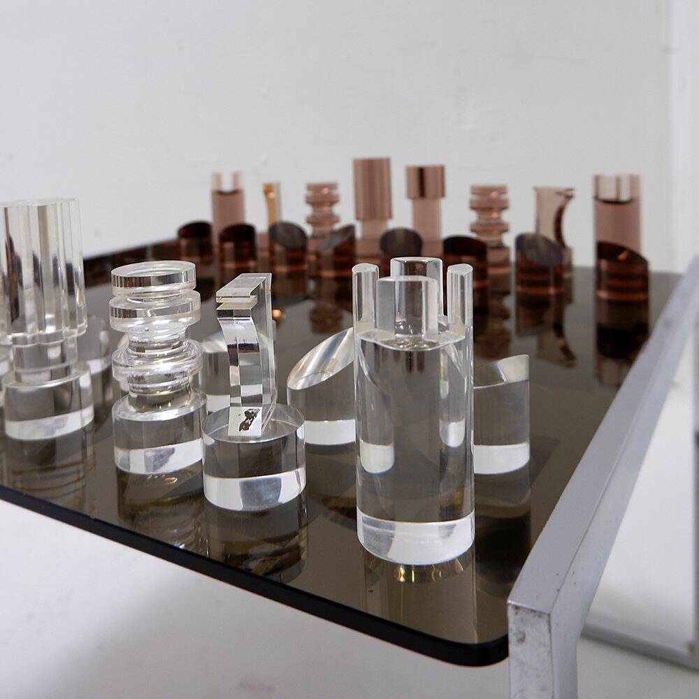 20th-century chess table by Michel Durand - 1970s