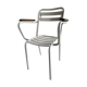 Fauteuil en métal blanc
