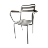 Fauteuil en métal blanc