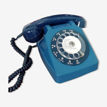 Vintage blue phone