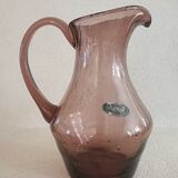 La Rochère blown glass pitcher