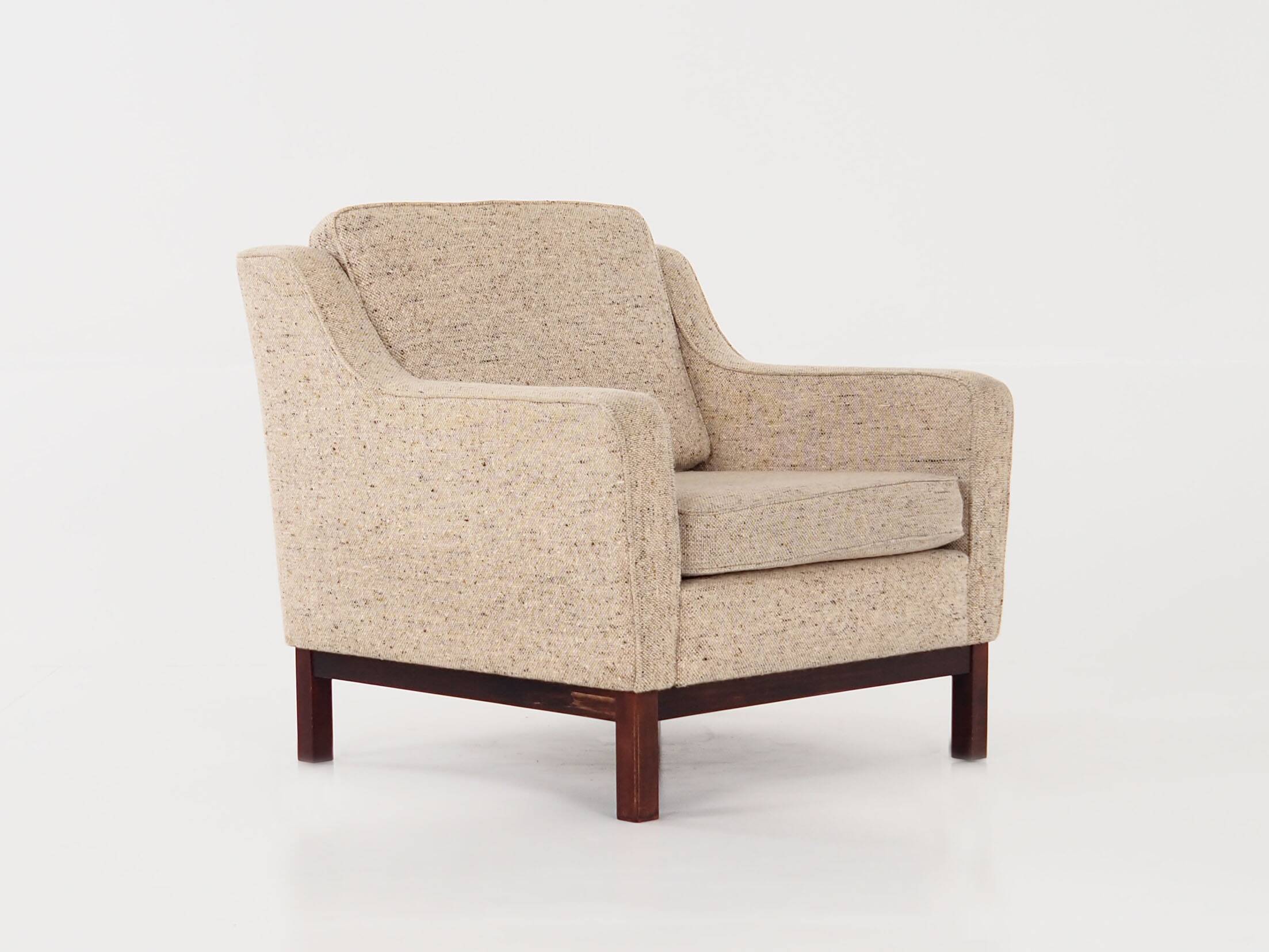 Beige armchair, Danish design, 1970s, production: Denmark