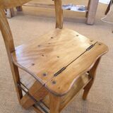 Old stepladder chair