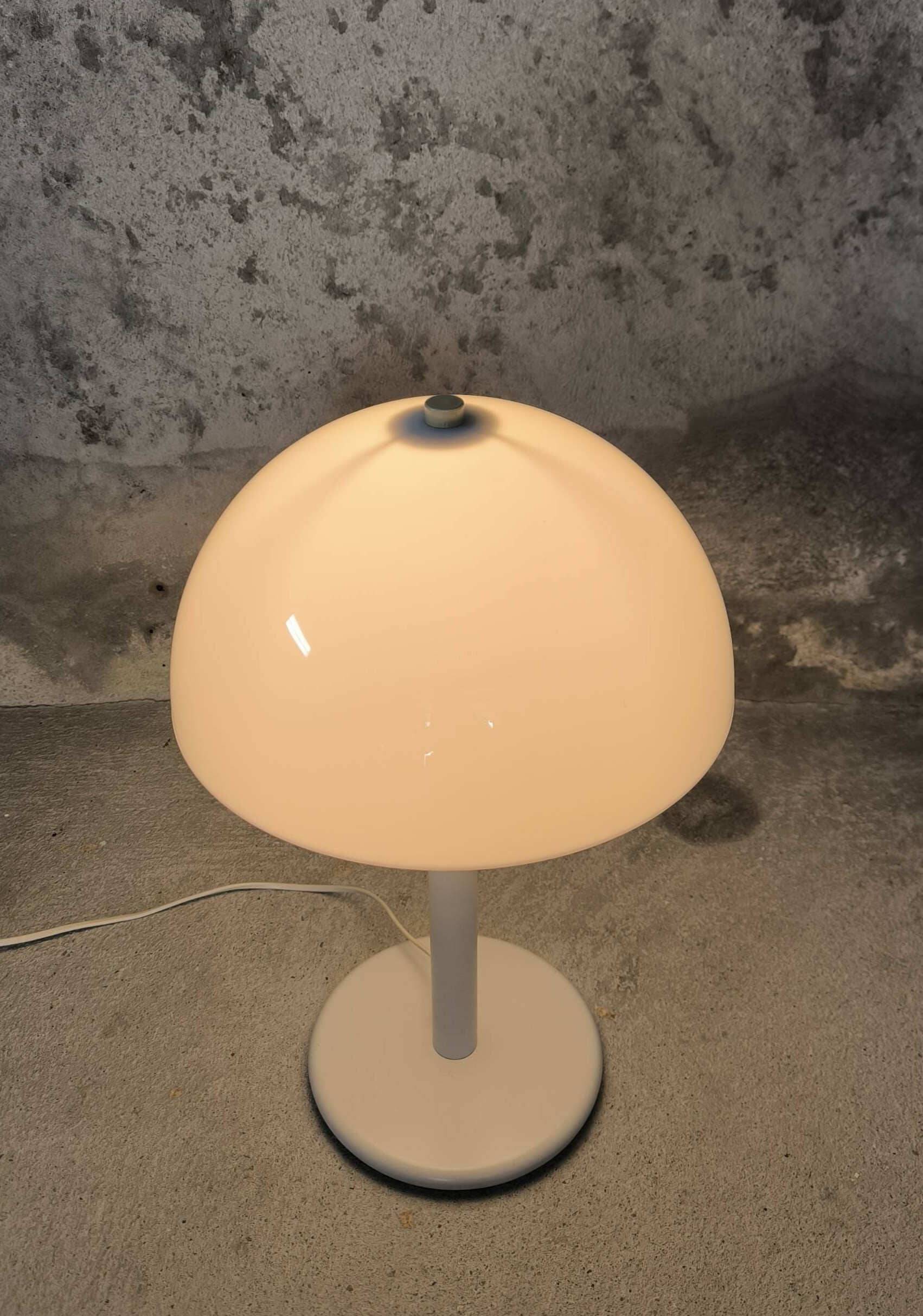 Large vintage mushroom lamp Aluminor