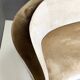 Fairy-tale kidney bean beige velvet sofa, italy