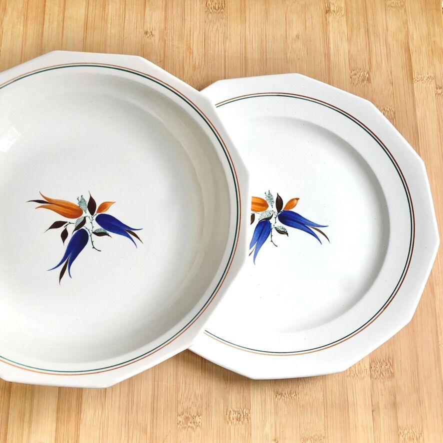Duo of dishes 1930 St Amand