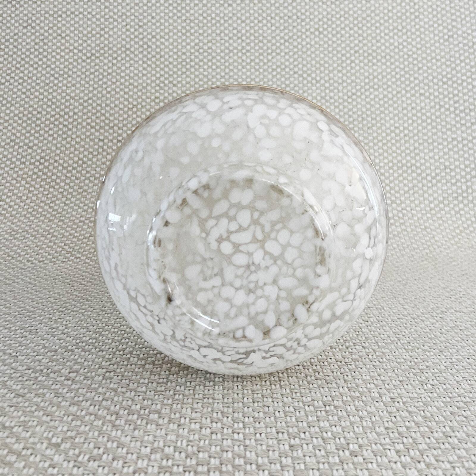 Art Deco Speckled Glass Vase – 1950s