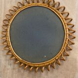Rattan mirror 40cm