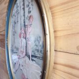 Gouache and watercolor drawing, 20th century, Signed