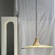 Small suspension, rattan luminaire in hat shape D:60cm