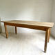 Table de ferme bois brut 50