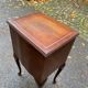 English Chippendale wooden bedside table