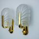 Pair of "leaf" wall lights by Carl Fagerlund, Murano glass, Germany, 1970