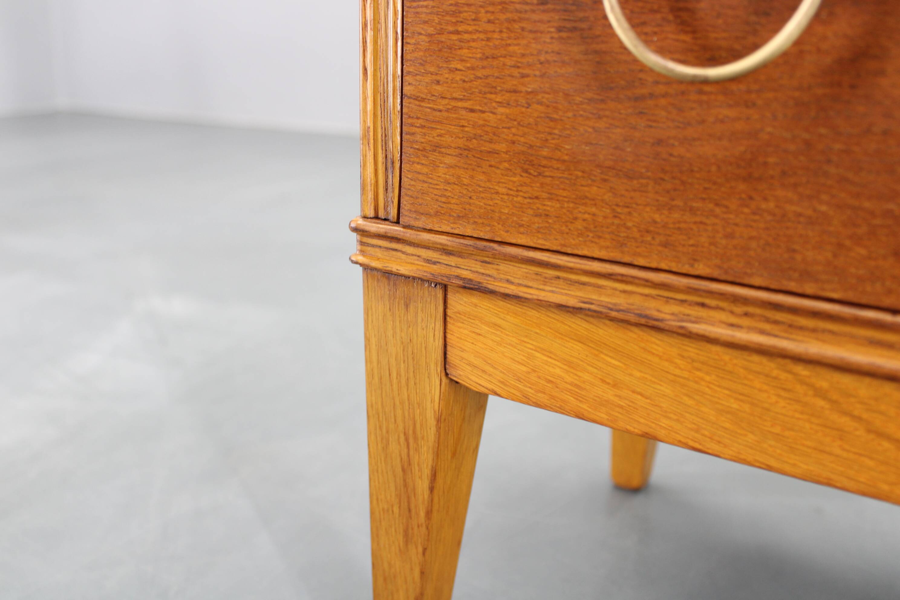 Commode danoise en chêne des années 1950